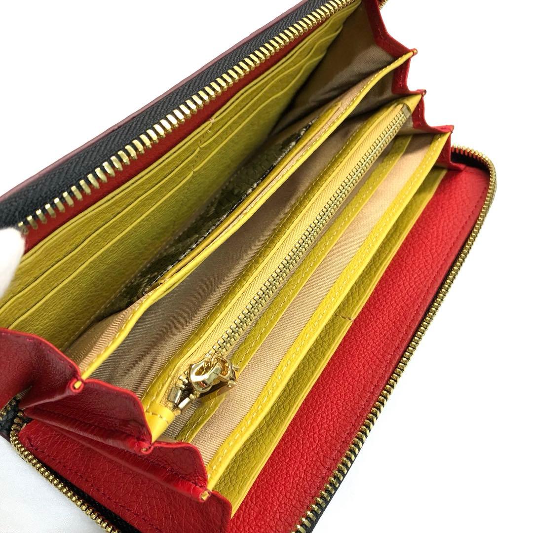 【特攻の鰐淵 】　COCOCELUX GOLD 長財布　パイソン柄