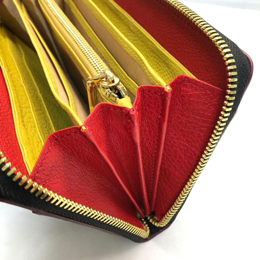 【特攻の鰐淵 】　COCOCELUX GOLD 長財布　パイソン柄