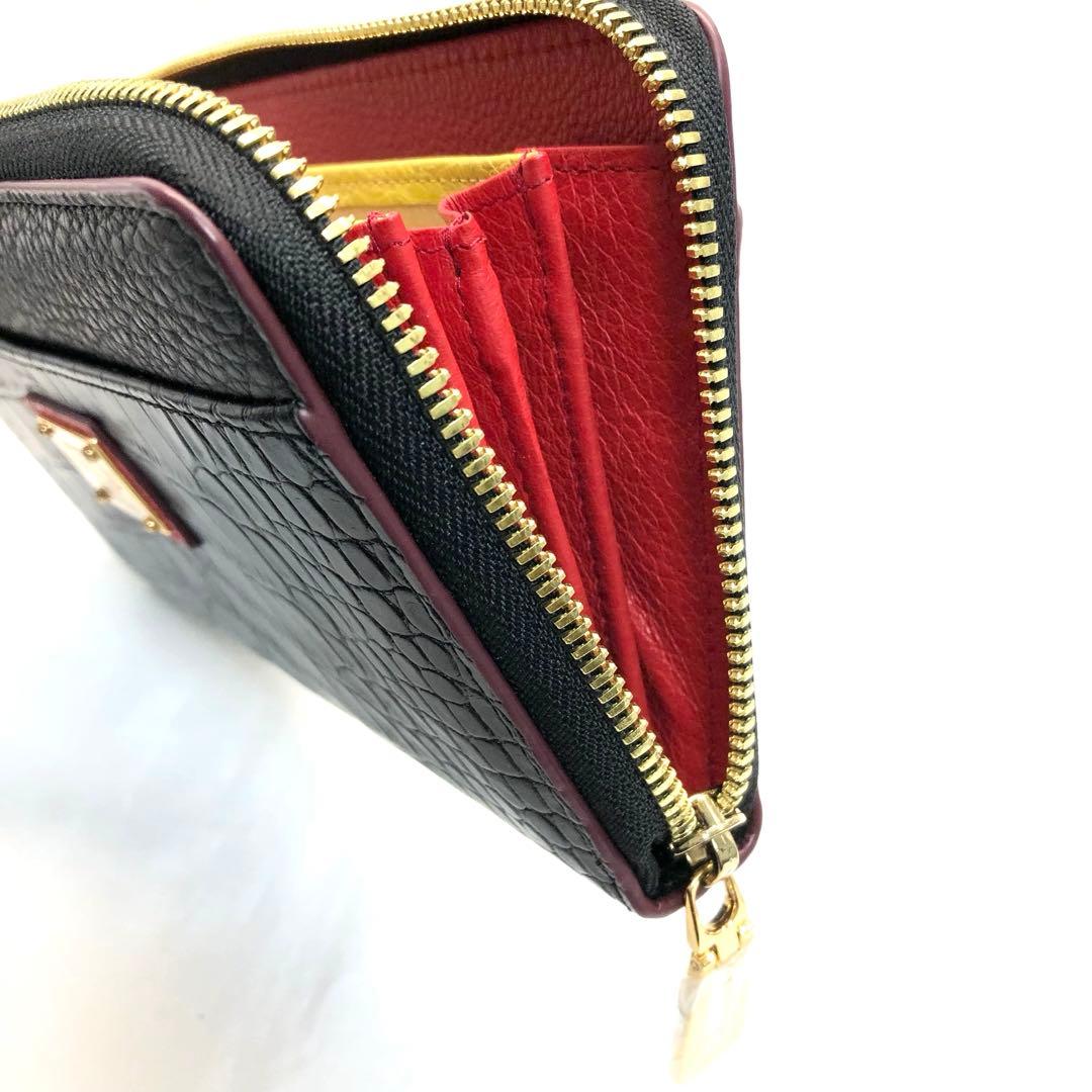 【特攻の鰐淵 】　COCOCELUX GOLD 長財布　パイソン柄