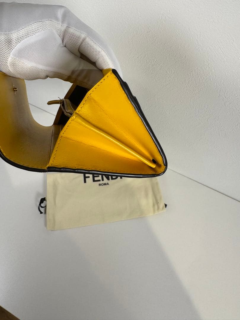 FENDI イエロー 長財布 保存袋付き