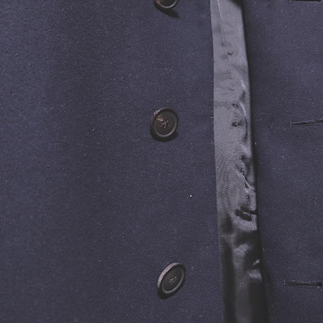 Theory チェスターコート カシミヤ混 ダークネイビー L ロングコート