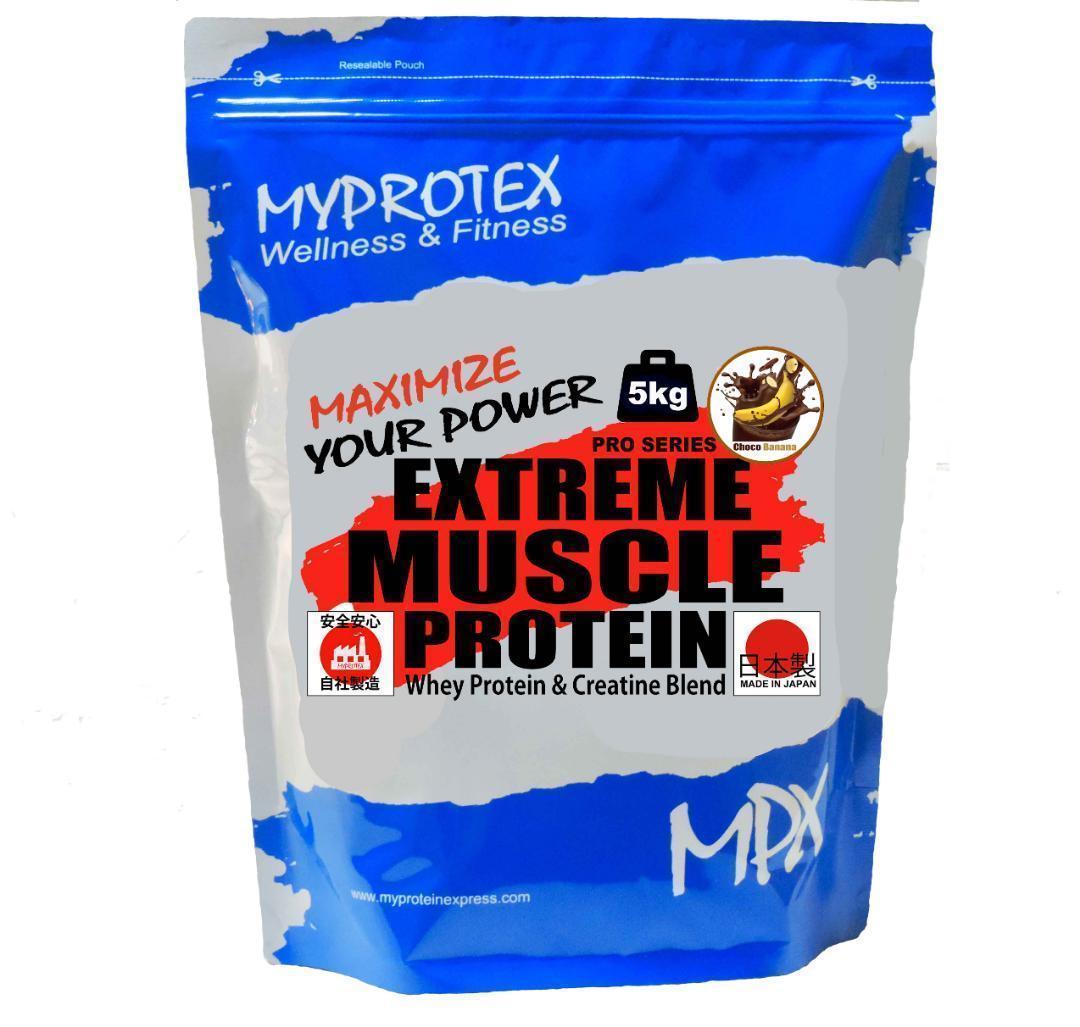 国産プロテイ5kg★ホエイプロテイン＆ソイ★マイプロテック★チョコバナナ味T