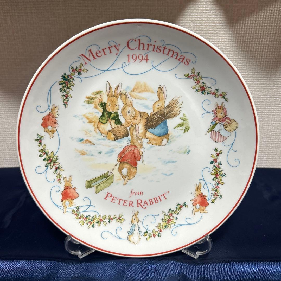 ウェッジウッド ピーターラビット クリスマスプレート 1994年 - メルカリ