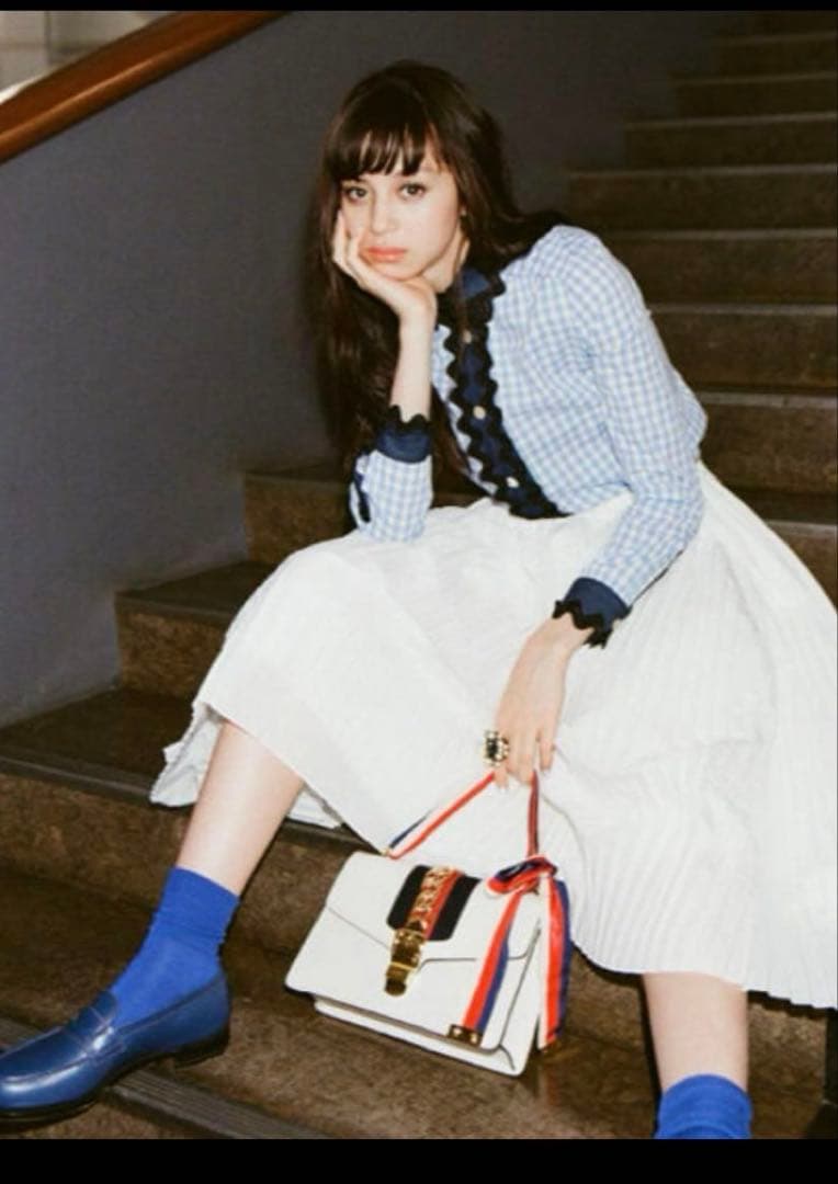 GUCCI 即完売品 ギンガムチェック×デニムブラウス ブルー 36 - メルカリ