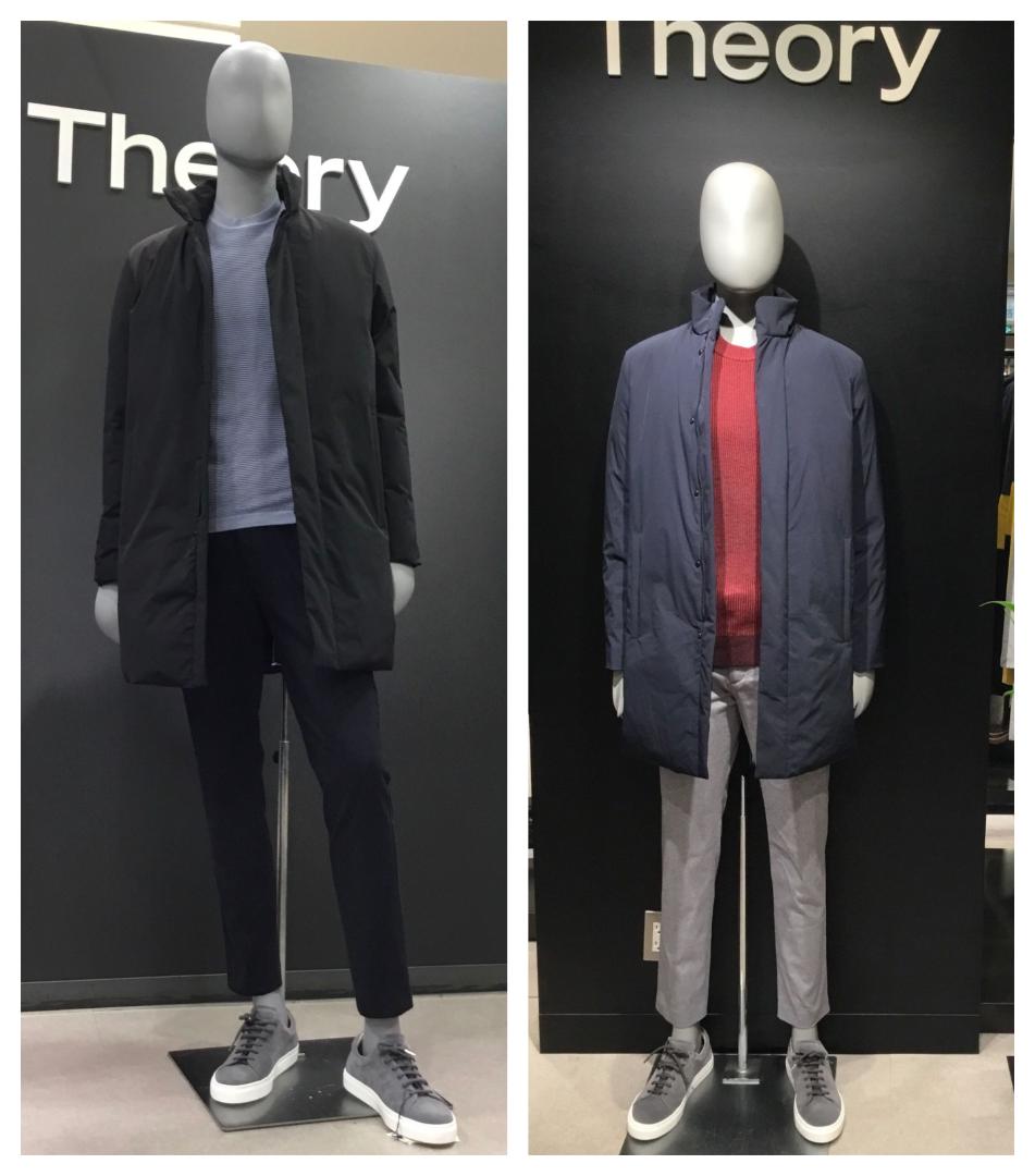 定価8万！】Theoryメンズ高級ダウンコートXSビジネス軽量Safari掲載