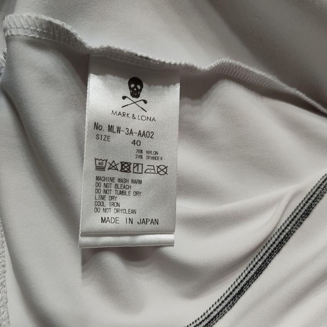 MARK LONA 半袖ハイネックシャツ モックネック　サイズ40
