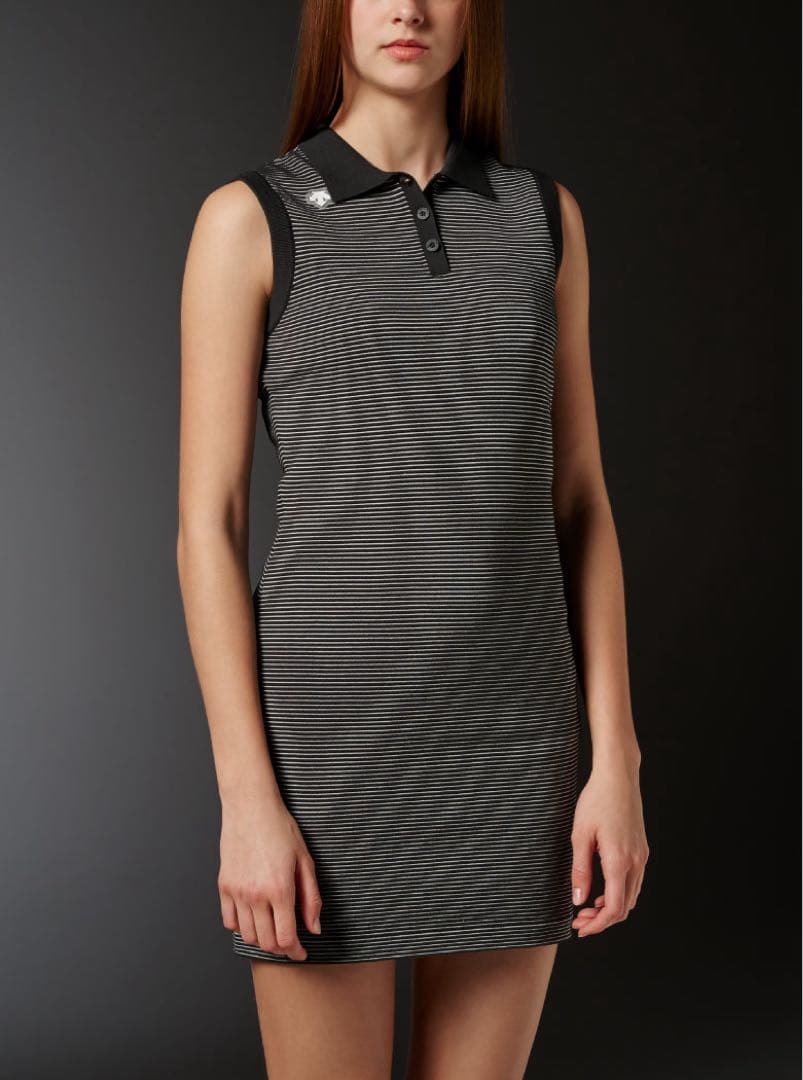 方々新品DESCENTE GOLF ノースリーブニットワンピース