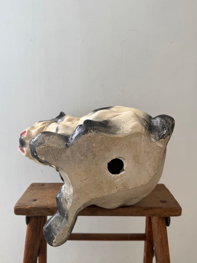 アンティーク雑貨 Vintage Chalkware Bulldog