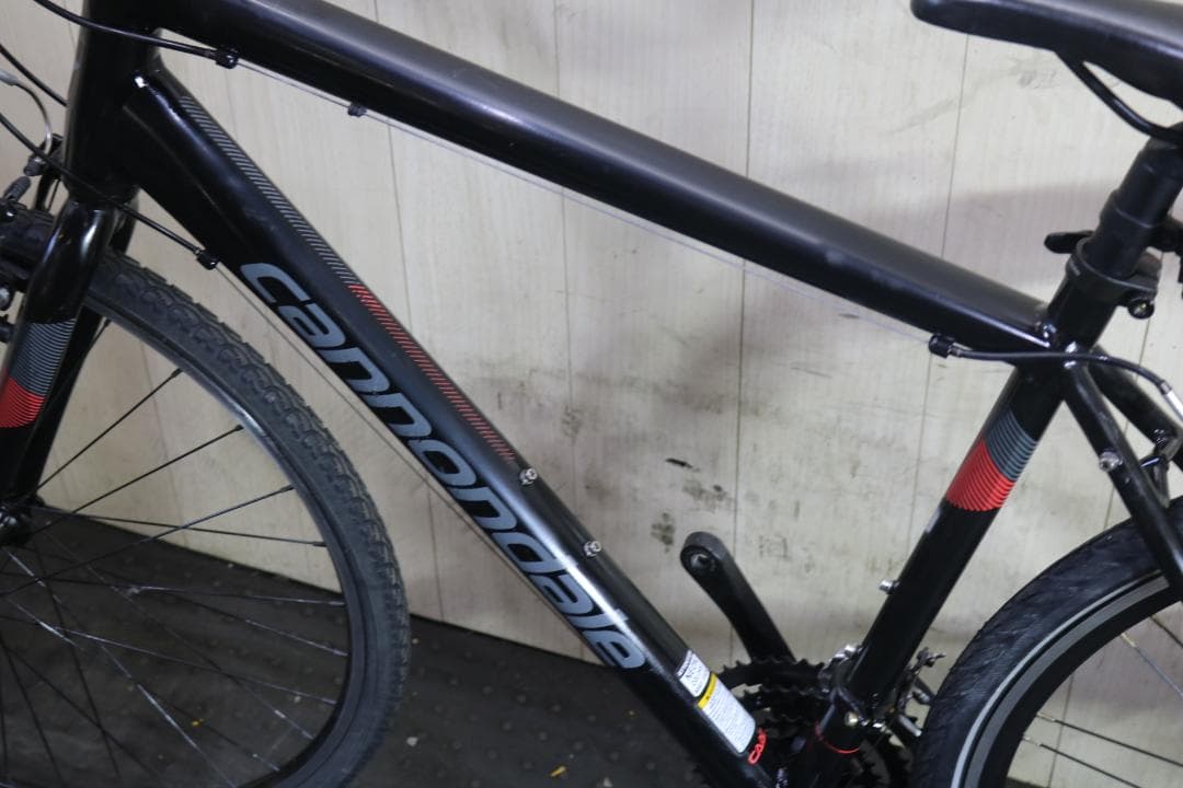 キャノンデール QUICK7 アルミ 24速 500mm 黒 クロスバイク