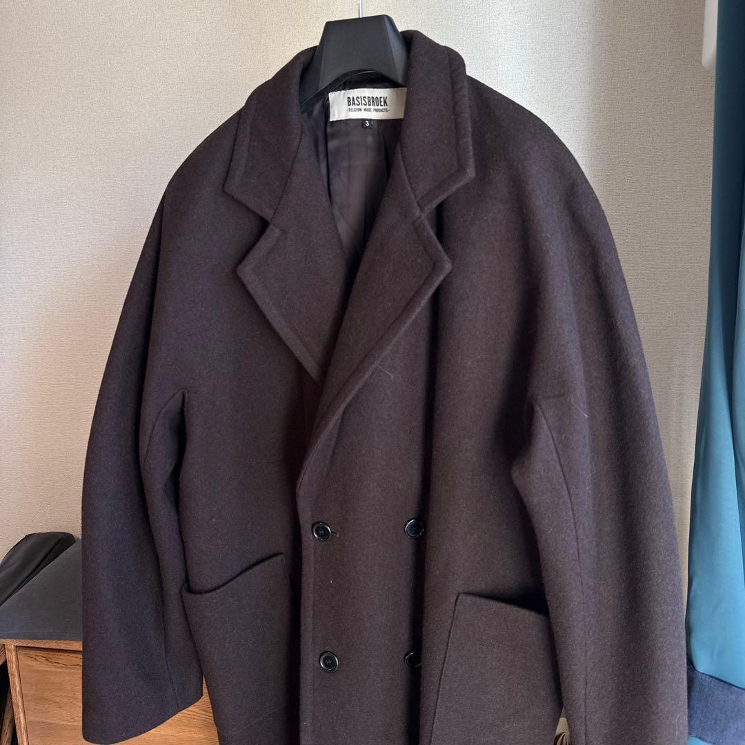 BASISBROEK KING オーバーサイズダブルブレストチェスターコート