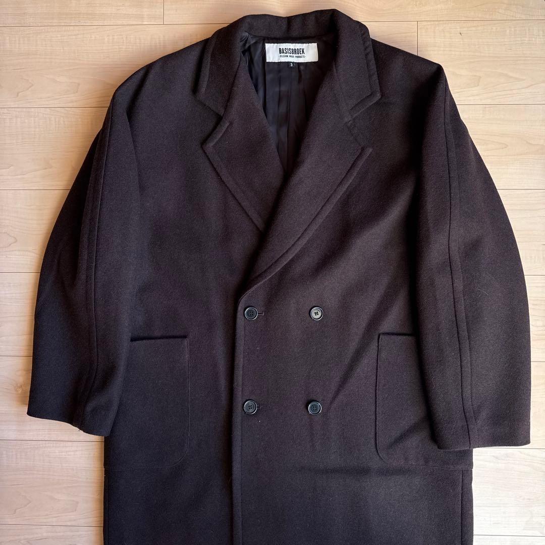 BASISBROEK KING オーバーサイズダブルブレストチェスターコート