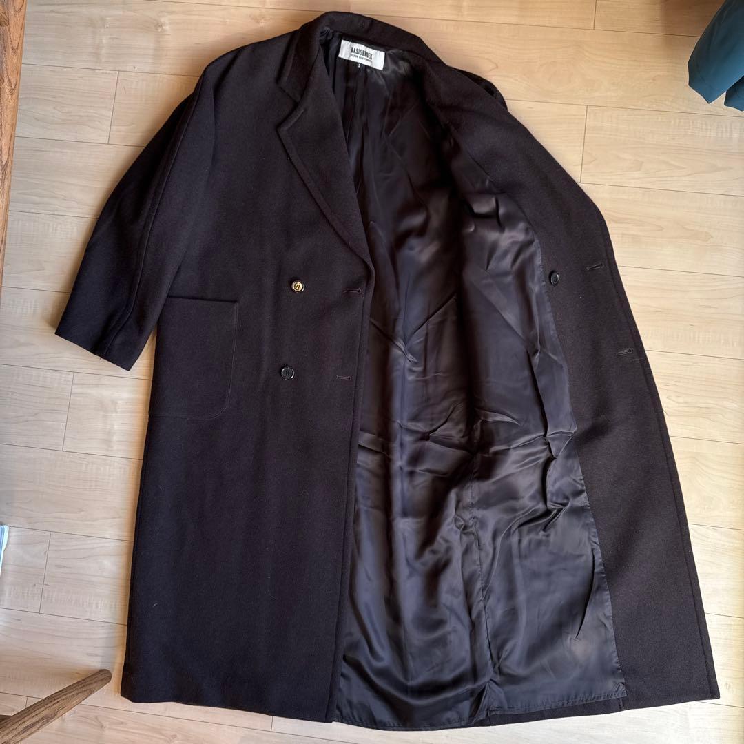BASISBROEK KING オーバーサイズダブルブレストチェスターコート