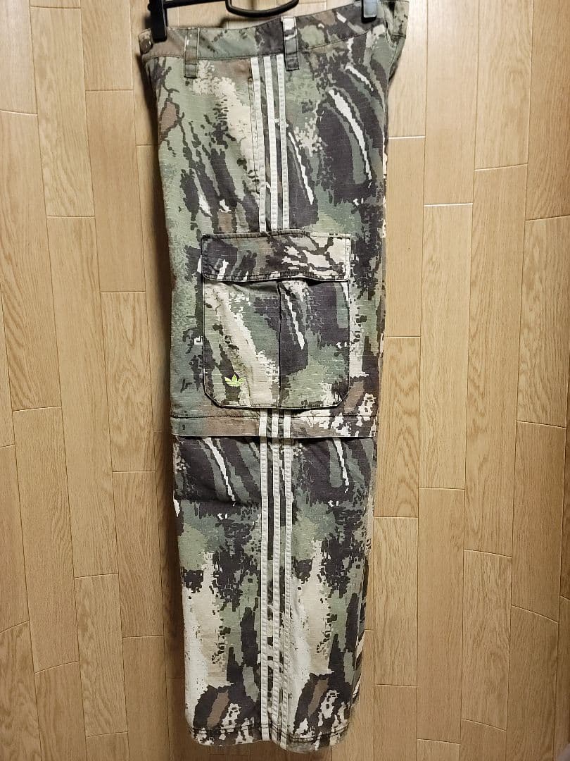 【Mサイズ】アディダスオリジナルス ジップオフ カーゴパンツ 迷彩
