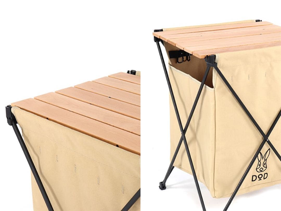 DOD(ディーオーディー) ステルスエックス ゴミを隠すゴミ箱テーブル機能付き