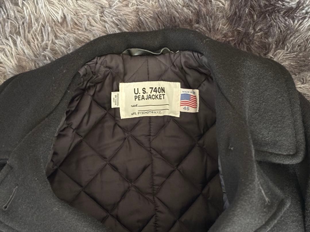 SCHOTT XL〜XXL相当 U.S.740N ピーコート