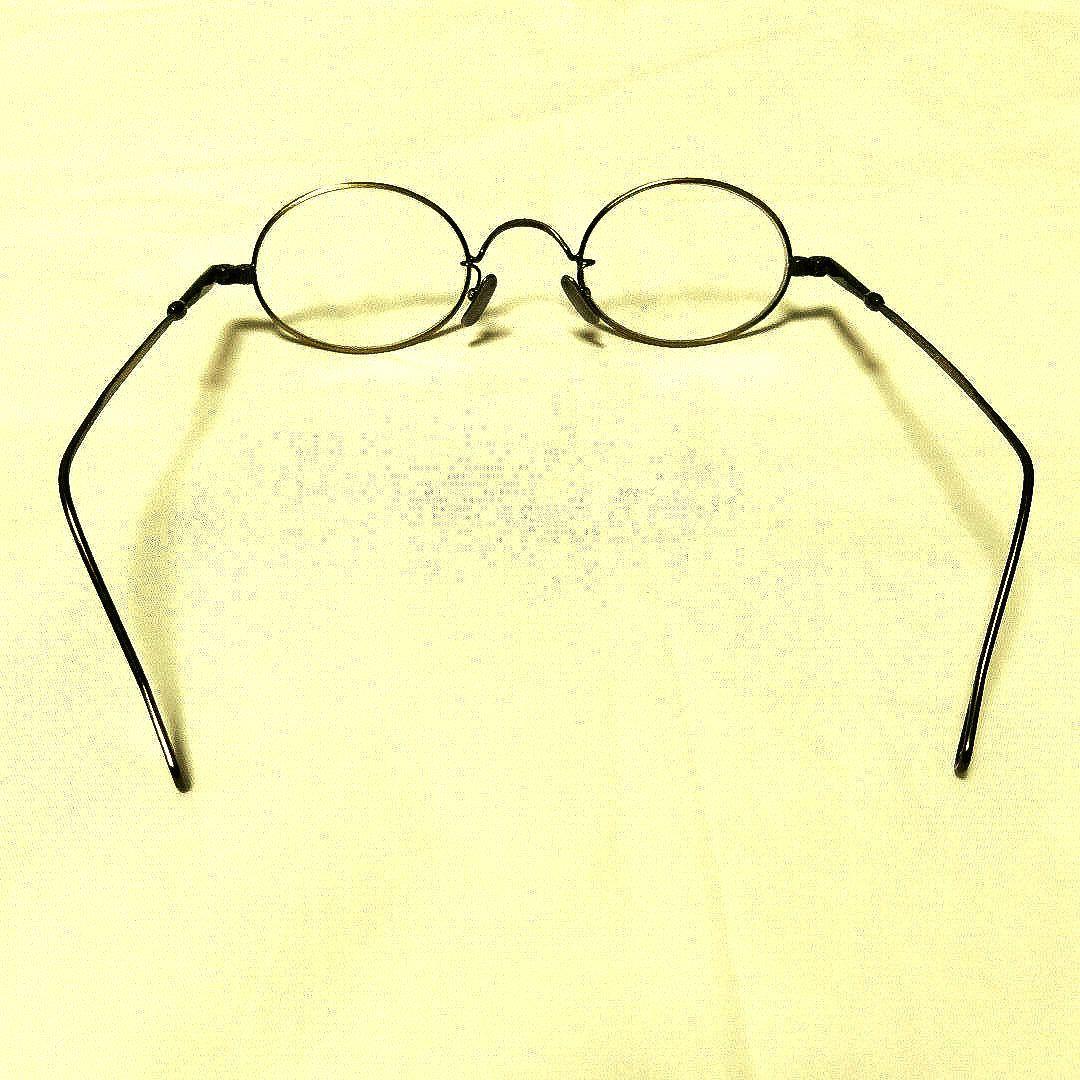 美品　ルノア M5-01　メタルフレーム　オーバル　アンティークゴールド 　中古