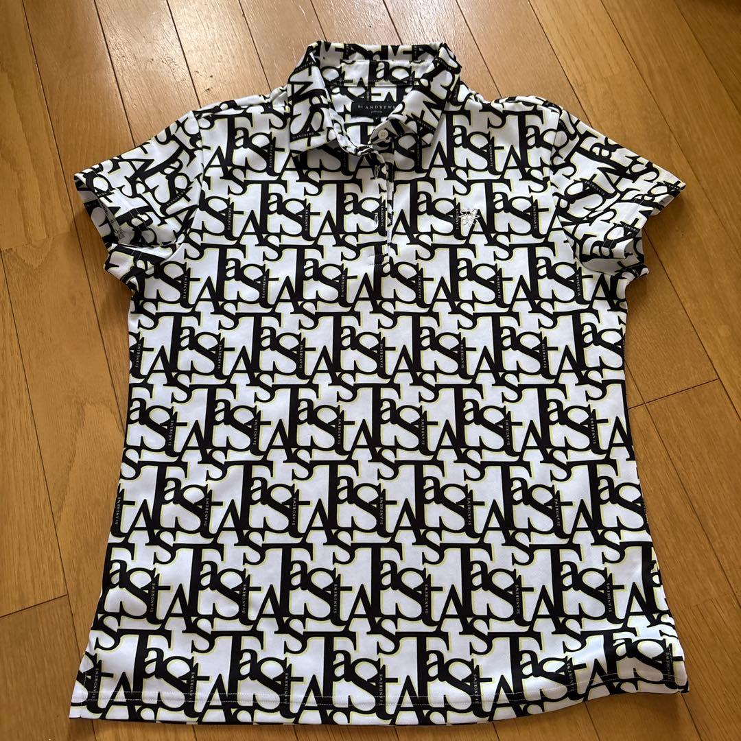 セントアンドリュース COOLMAX カノコSTAミックスロゴプリント 半袖ポロ