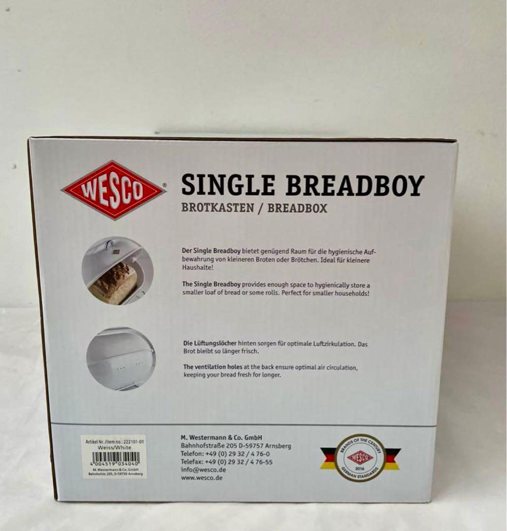千*い様 ドイツ　ウェスコブレッドケース　ブレッドボーイs ホワイト　プレッドボ
