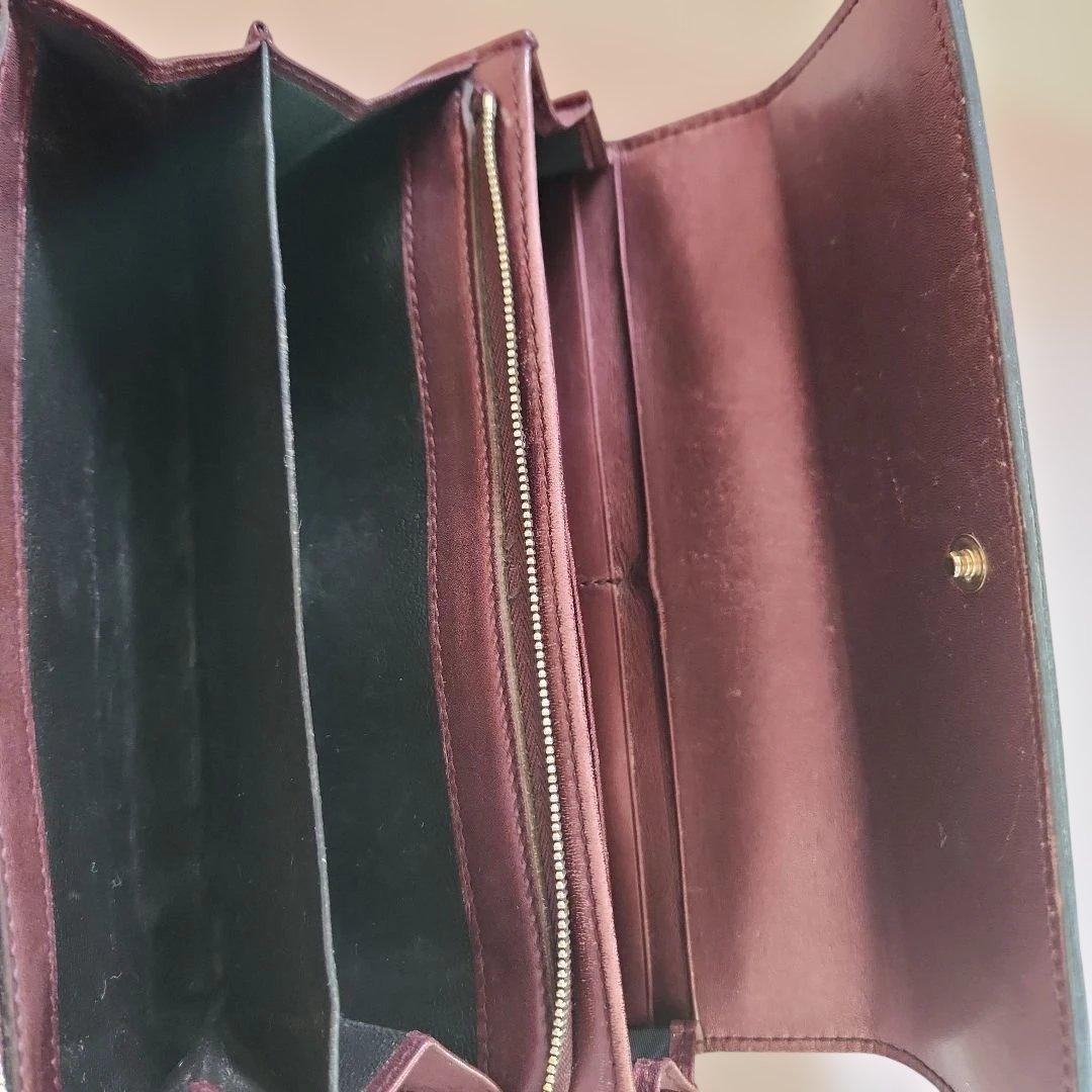 お値下げ★GUCCI★グッチ　シマ レザー 長財布 ラブリーハート　ワインレッド