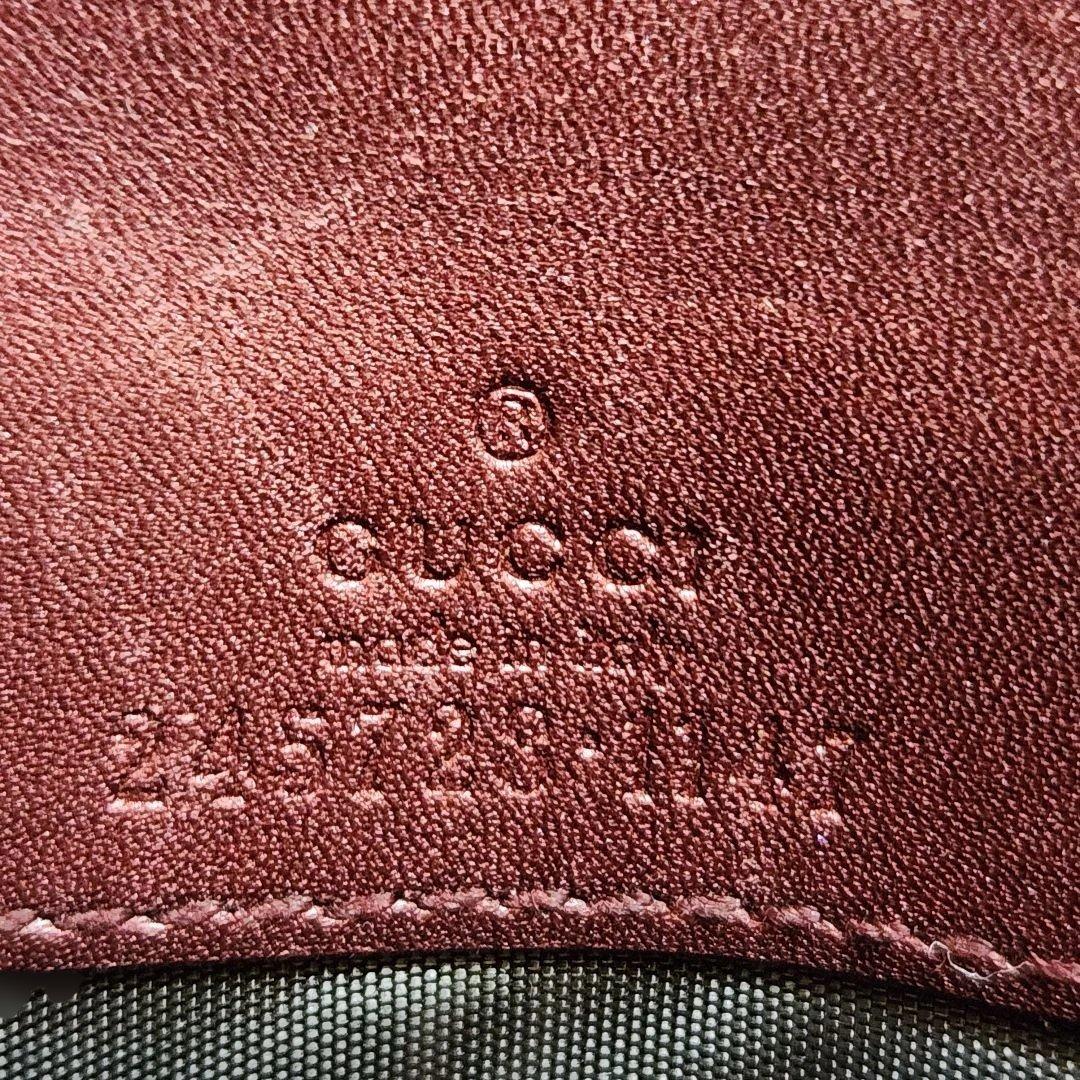 お値下げ★GUCCI★グッチ　シマ レザー 長財布 ラブリーハート　ワインレッド