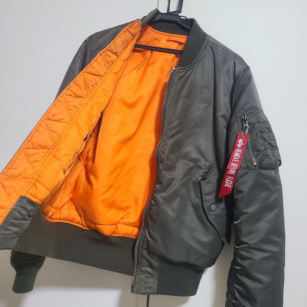 アルファインダストリーズ MA-1 フライトジャケット リバーシブル　メンズS