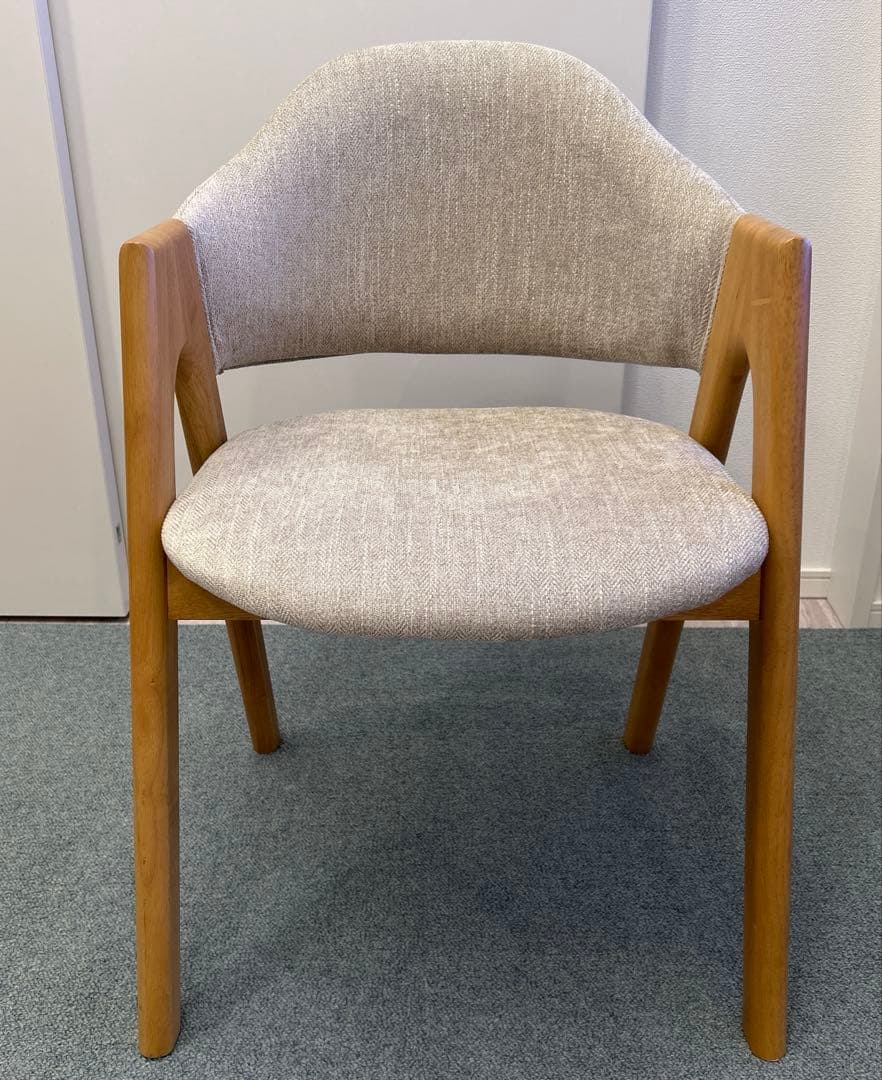 美品［ウッドパーク］ラウンドバックダイニングチェア②