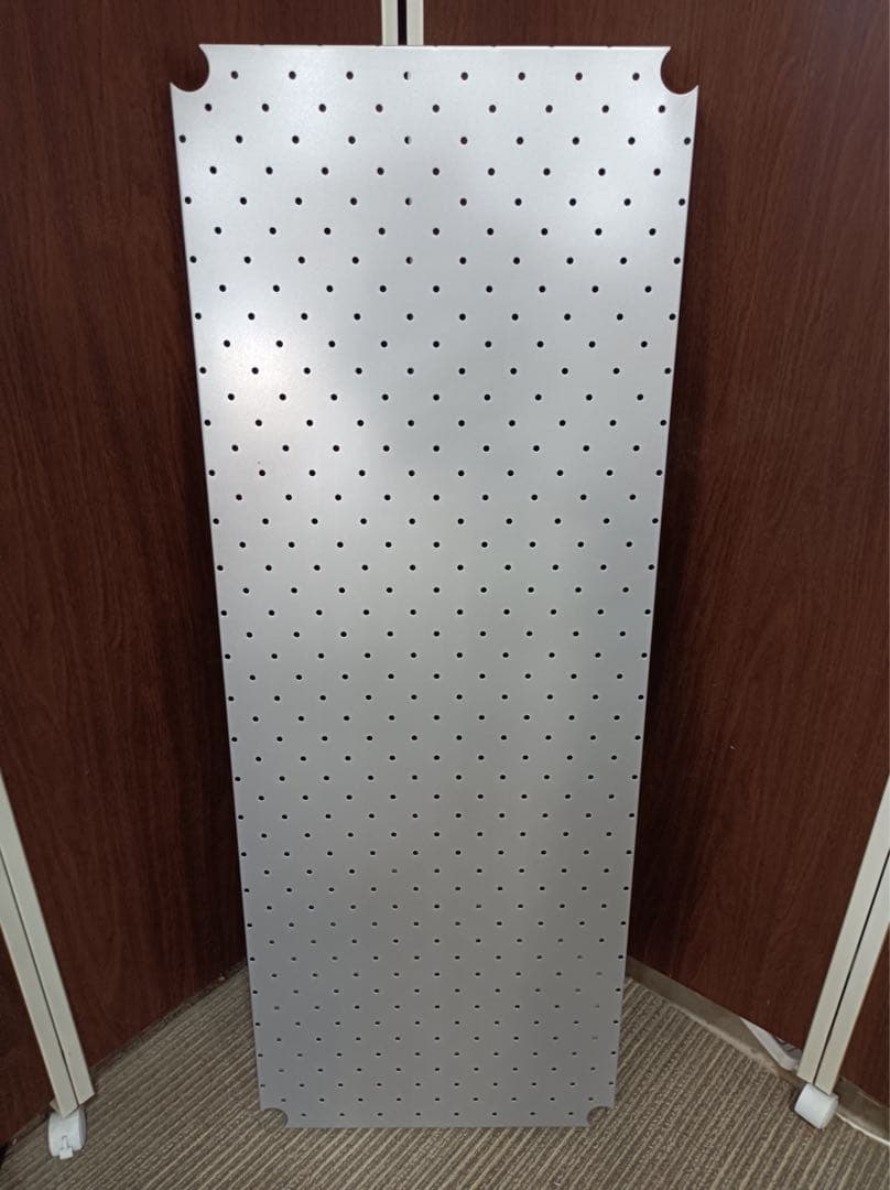 八6225【未使用品】ホームエレクター　パンチングシェルフ メタリックシルバー