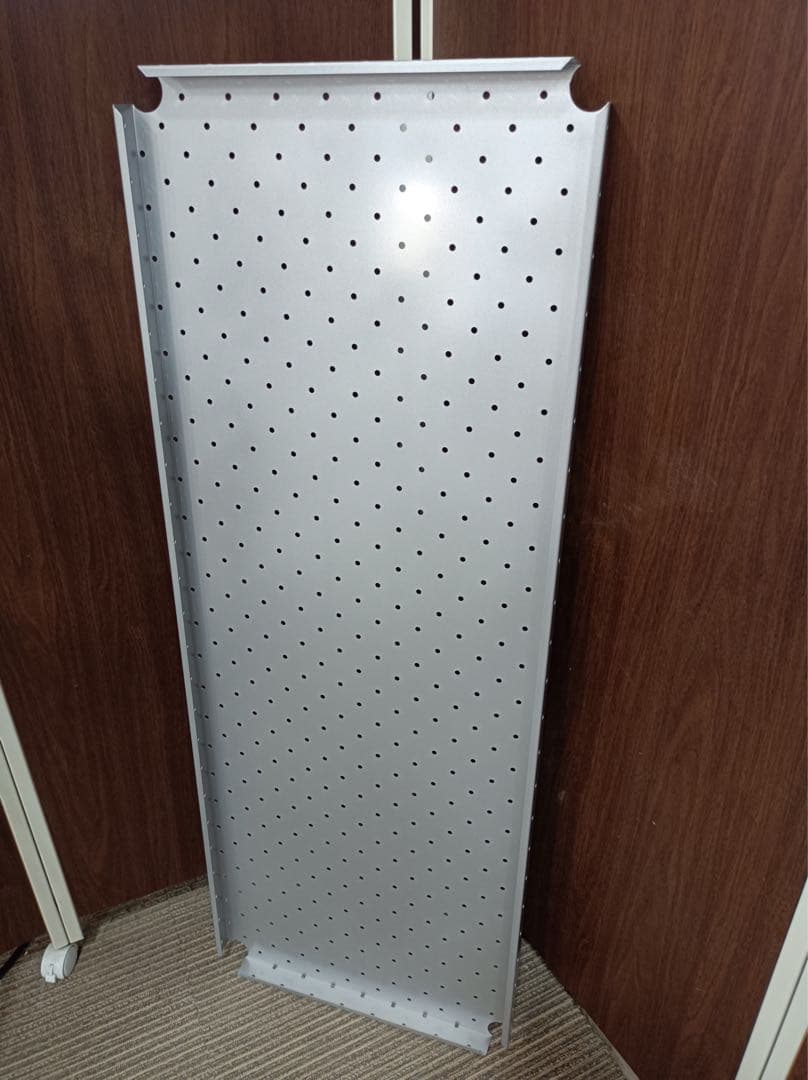 八6225【未使用品】ホームエレクター　パンチングシェルフ メタリックシルバー