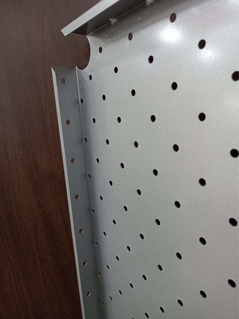 八6225【未使用品】ホームエレクター　パンチングシェルフ メタリックシルバー