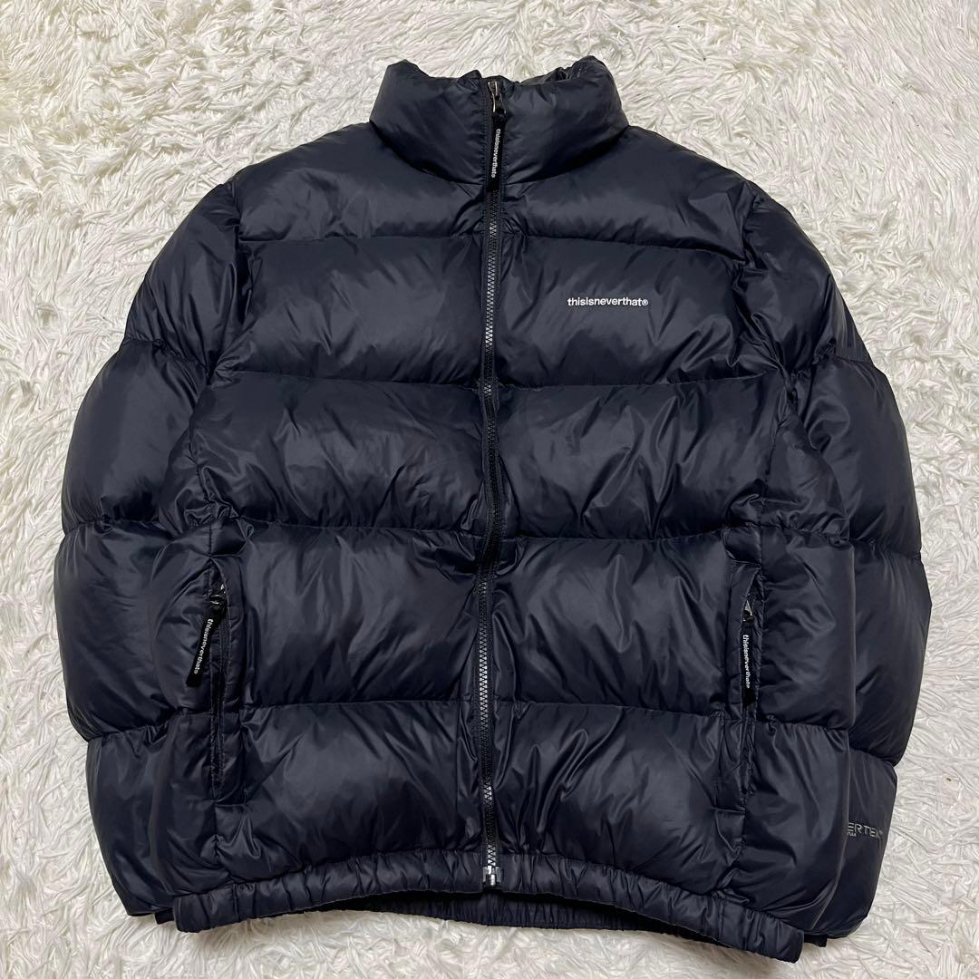 美品 thisisneverthat ネバザ ダウンジャケット ブラック XS - メルカリ
