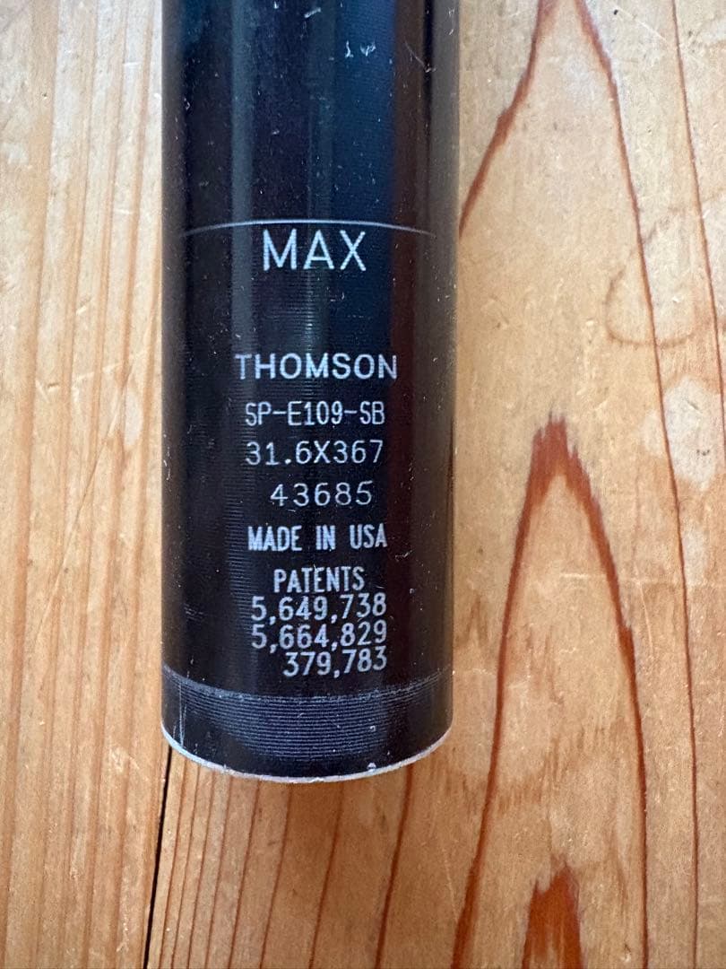 トムソン セットバックシートポスト➕シートクランプ➕プロロゴカーボンサドルセット