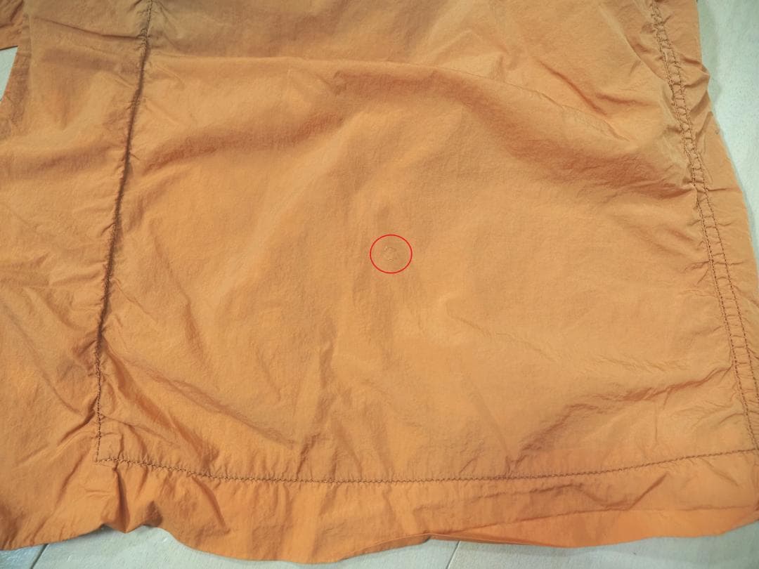 LANVIN ランバン 11SSガーメントダイナイロン比翼ナイロンコート44