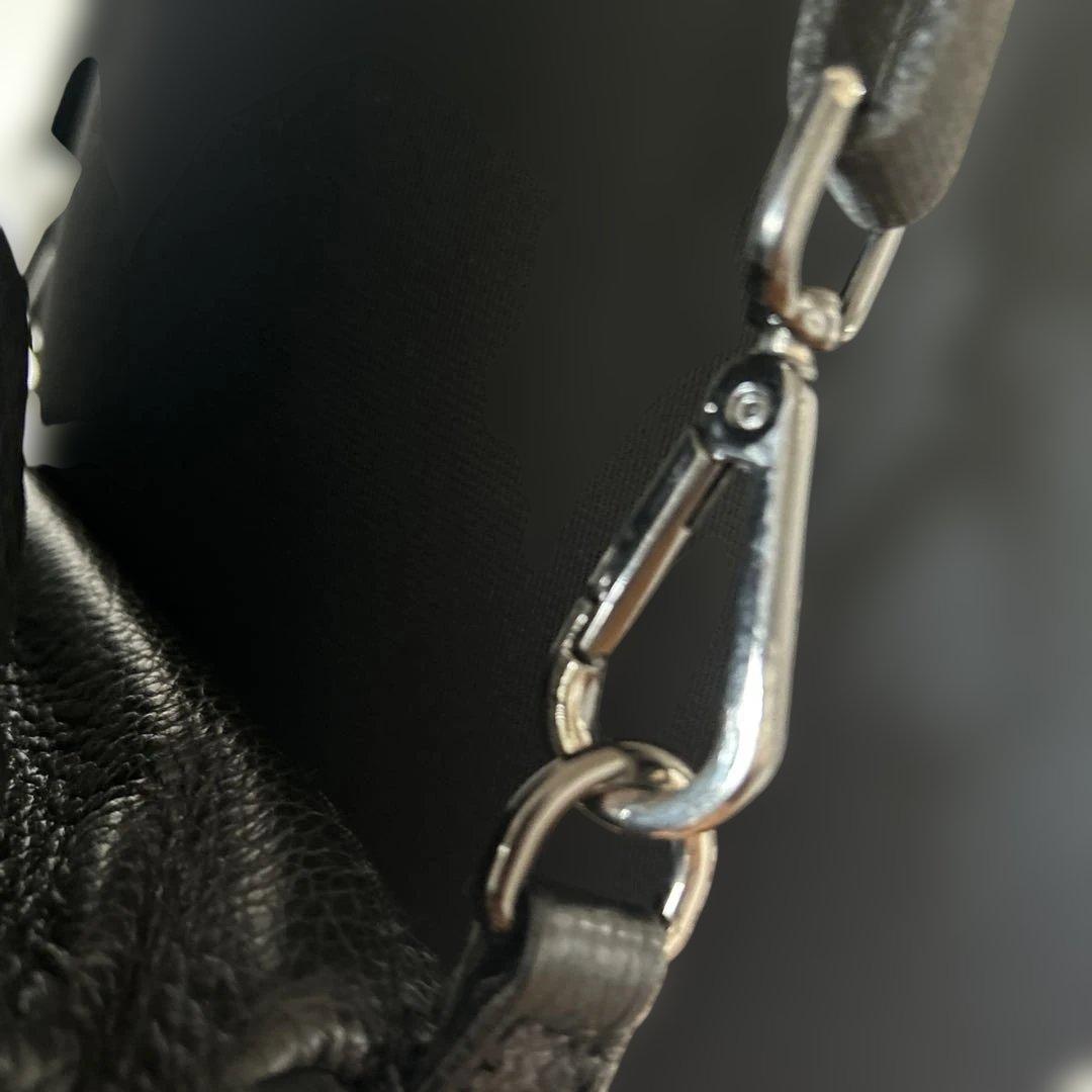 【ZANELLATO】ザネラートブラック レザーバックパック　リュック