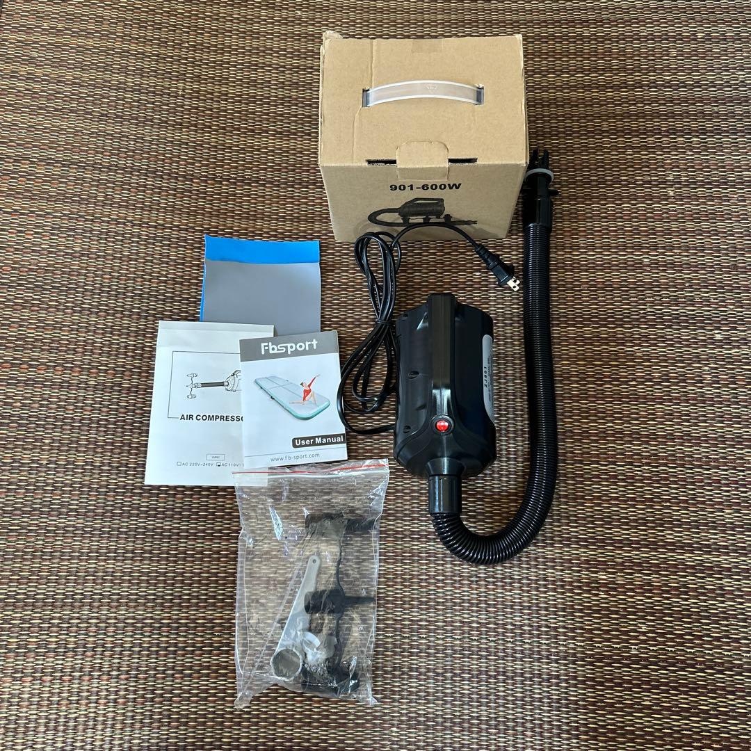 FBSPORT エアトラック エアーマット　折りたたみ可能　電動エアーポンプ付き