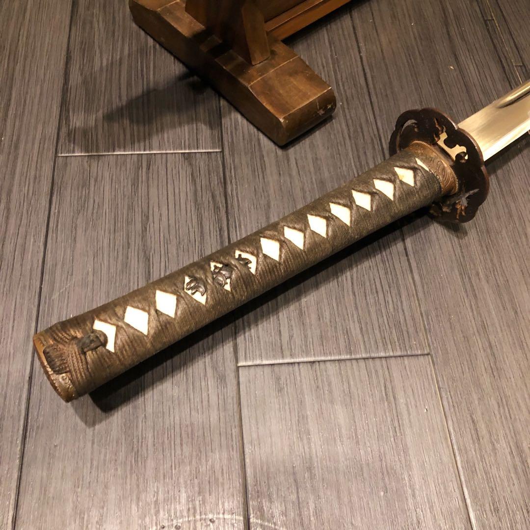 高級模造刀　居合刀　樋入り刀身　茶拵え　亜合金刀身