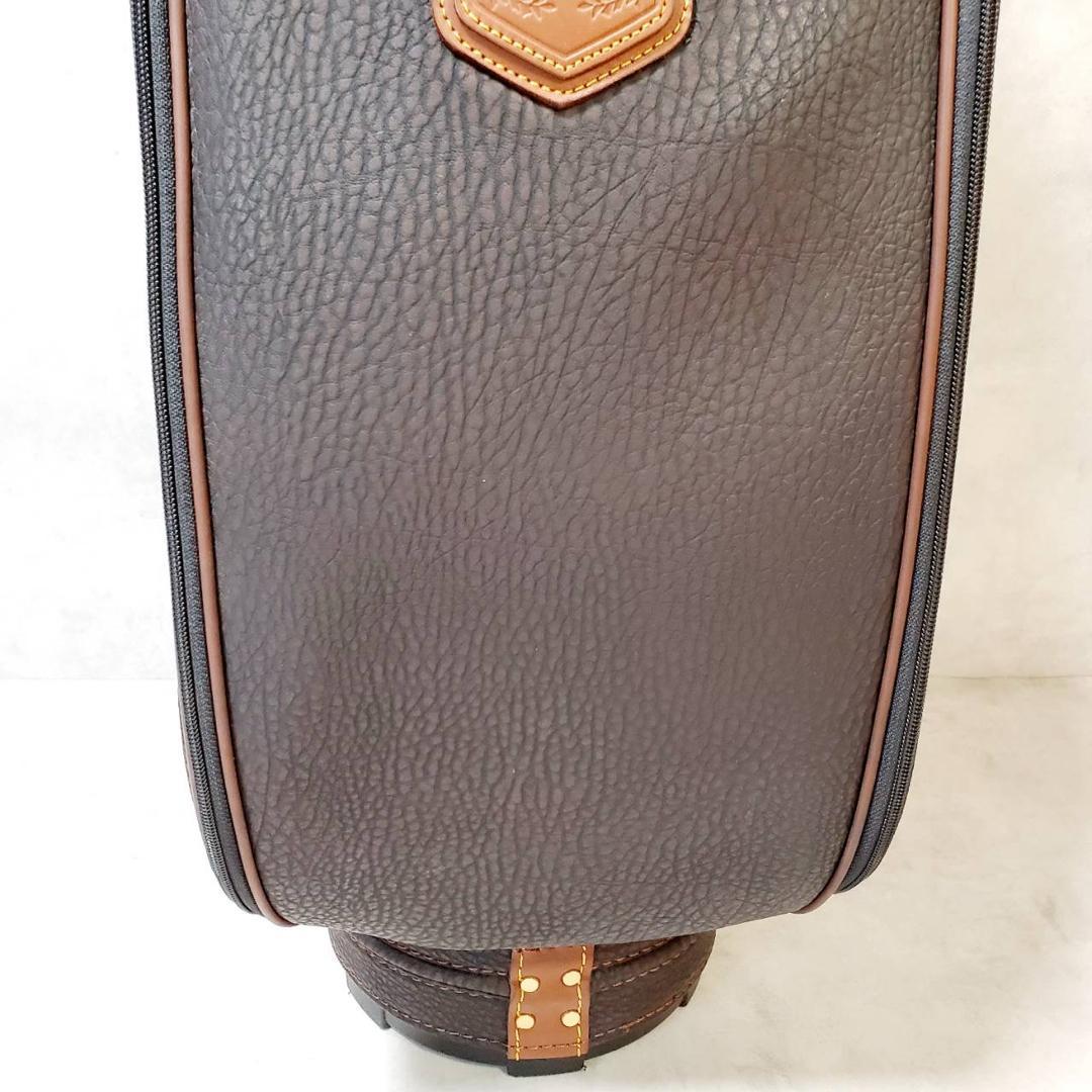 美品 HONMA ホンマ 本間 クラシック レザー キャディバッグ ゴルフバッグ