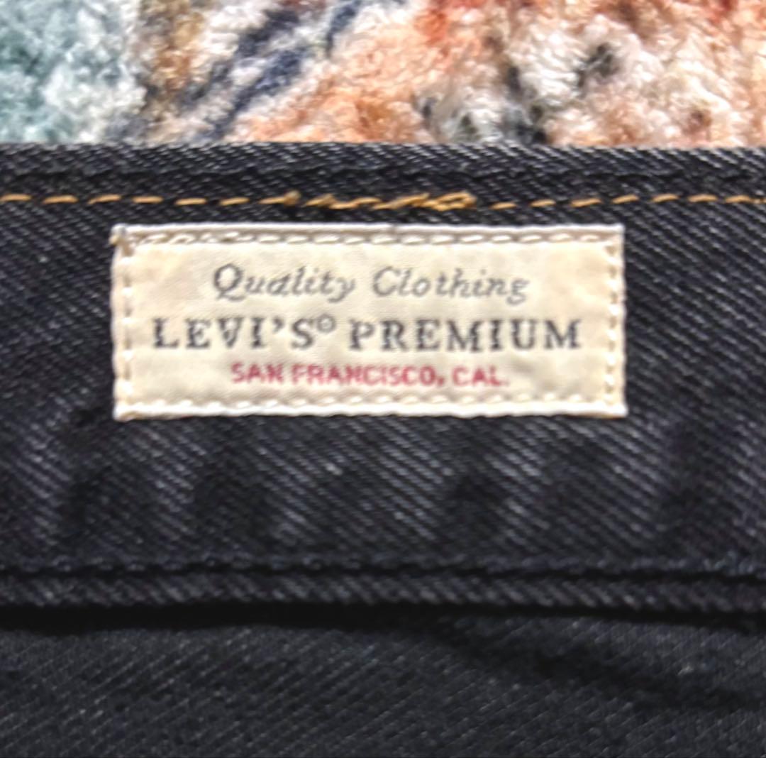 EDIFICE別注 限定販売 LEVI'S 501ブラックデニム 後染め