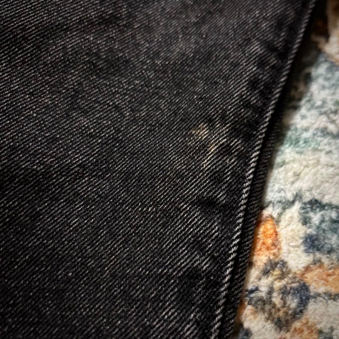 EDIFICE別注 限定販売 LEVI'S 501ブラックデニム 後染め
