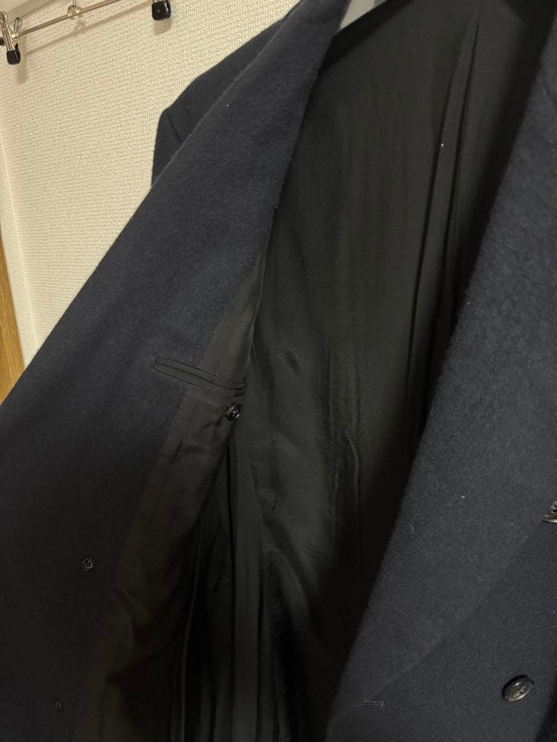紙タグ付き美品！ COMOLI 22aw カシミヤダブルチェスターコート 3