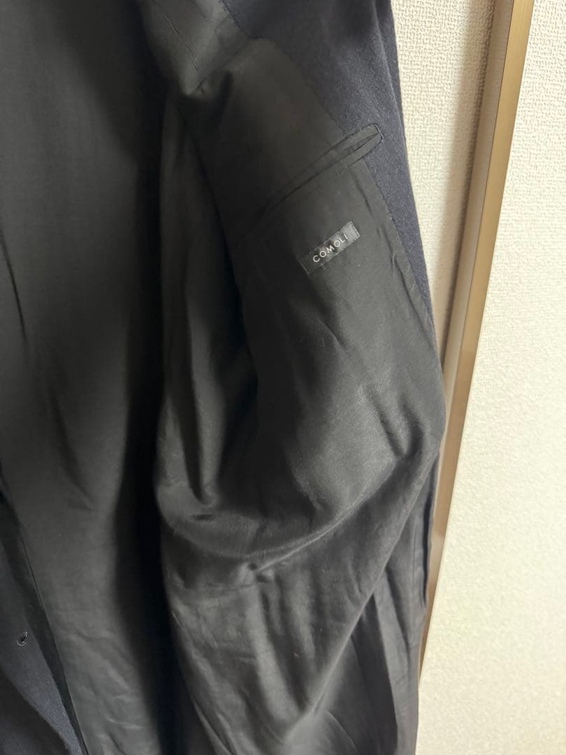 紙タグ付き美品！ COMOLI 22aw カシミヤダブルチェスターコート 3