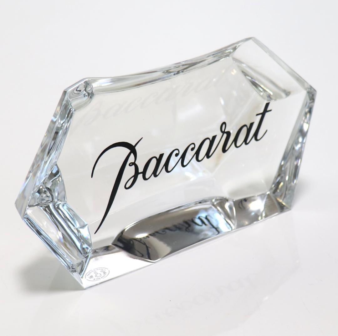 バカラ ロゴ プロモーションオブジェ 非売品 多面体カット ディスプレイスタンド
