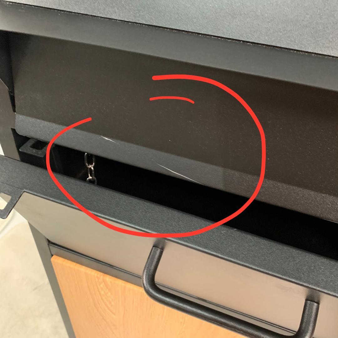 訳あり新品ポスト 置き型 ほぼ完成品 傘立て付き ポスト付き1392-200