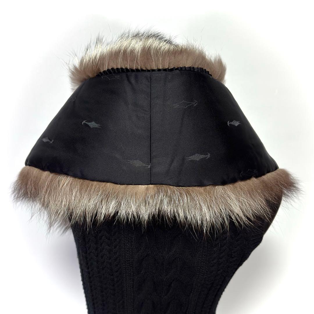 【銀狐】SAGA FOX サガフォックス ショール シルバーフォックス 銀涙品格