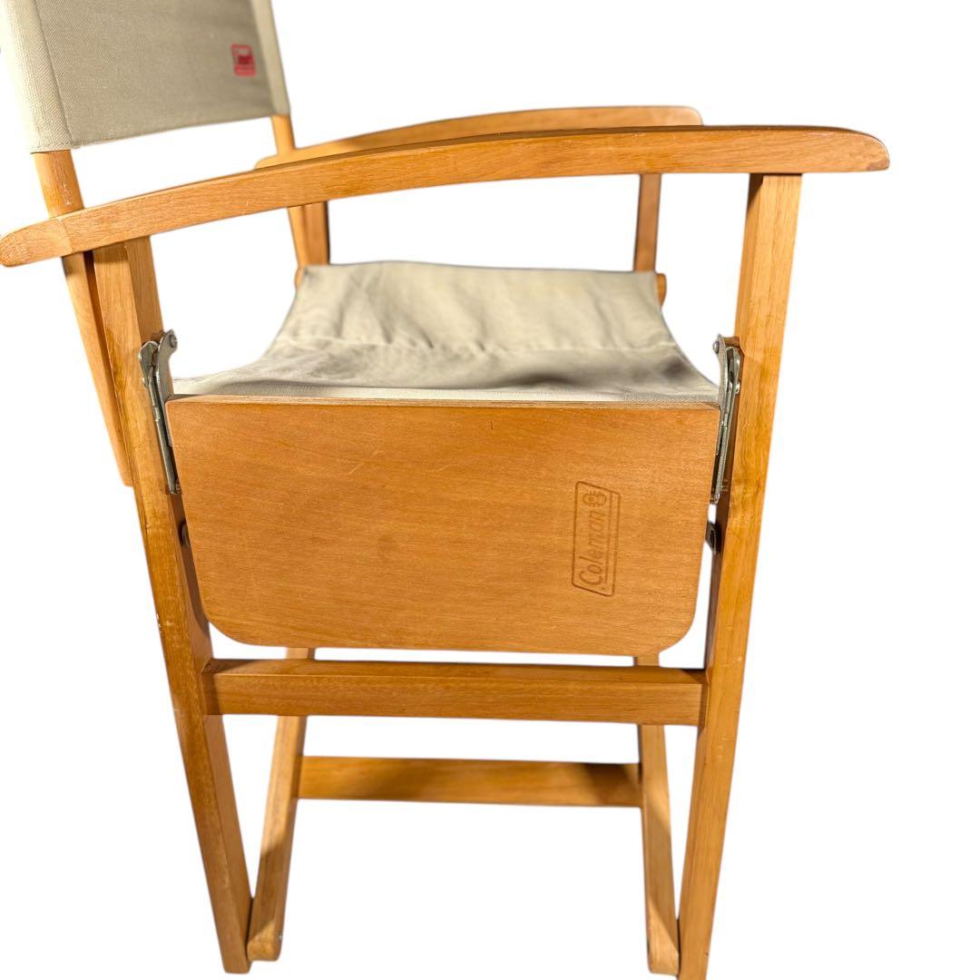 HR631 【廃盤希少品】コールマン　ガーデンウッドフォールチェア　テーブル付