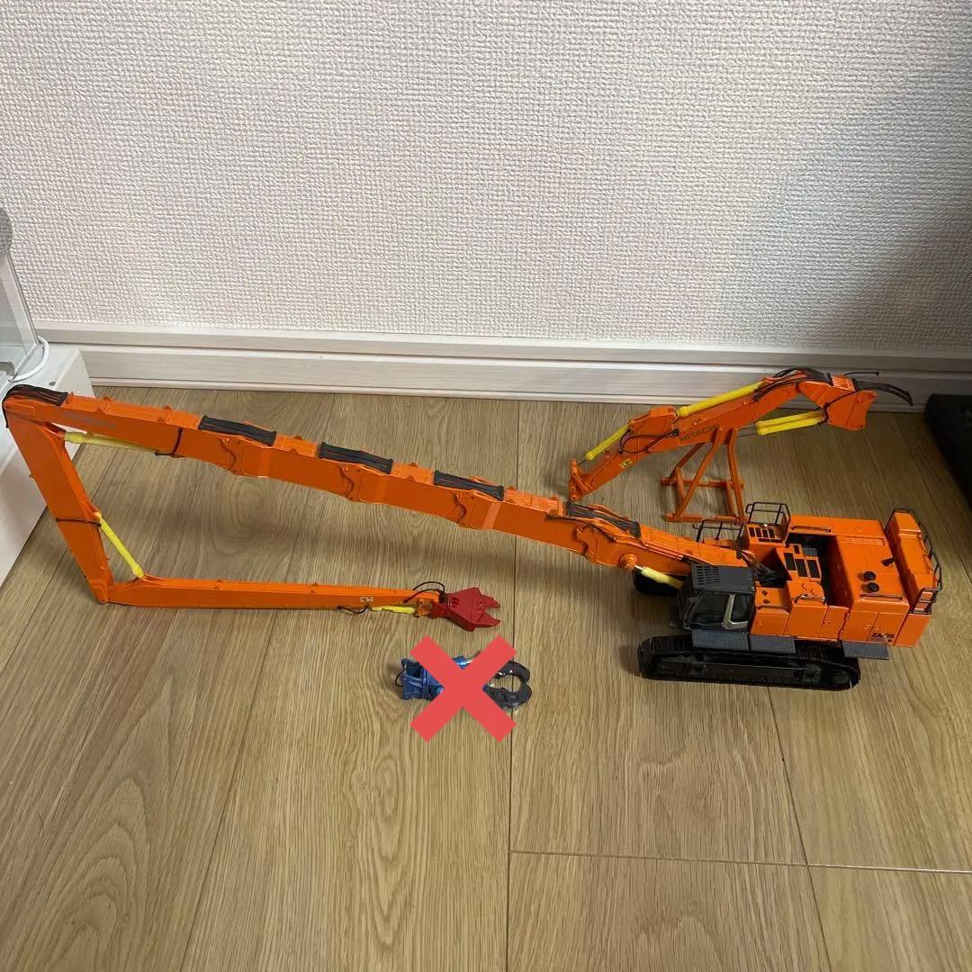日立 ZAXIS1000K ロング・ツーピースセット 1/50 重機ミニチュア