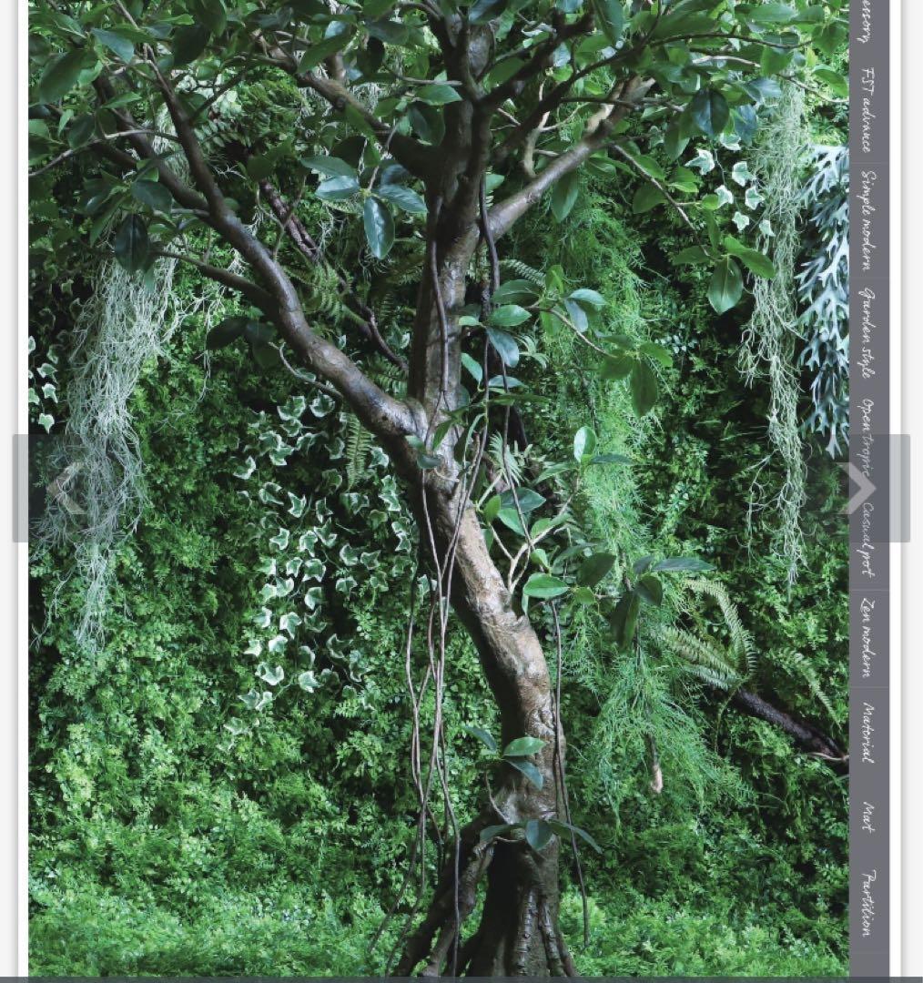 光触媒　人工観葉植物　フェイクグリーン　ベンジャミナスターライトコアッド