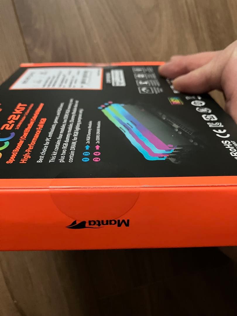 DDR5-6000 32gb(16gb×2+ダミー×2) ホワイト