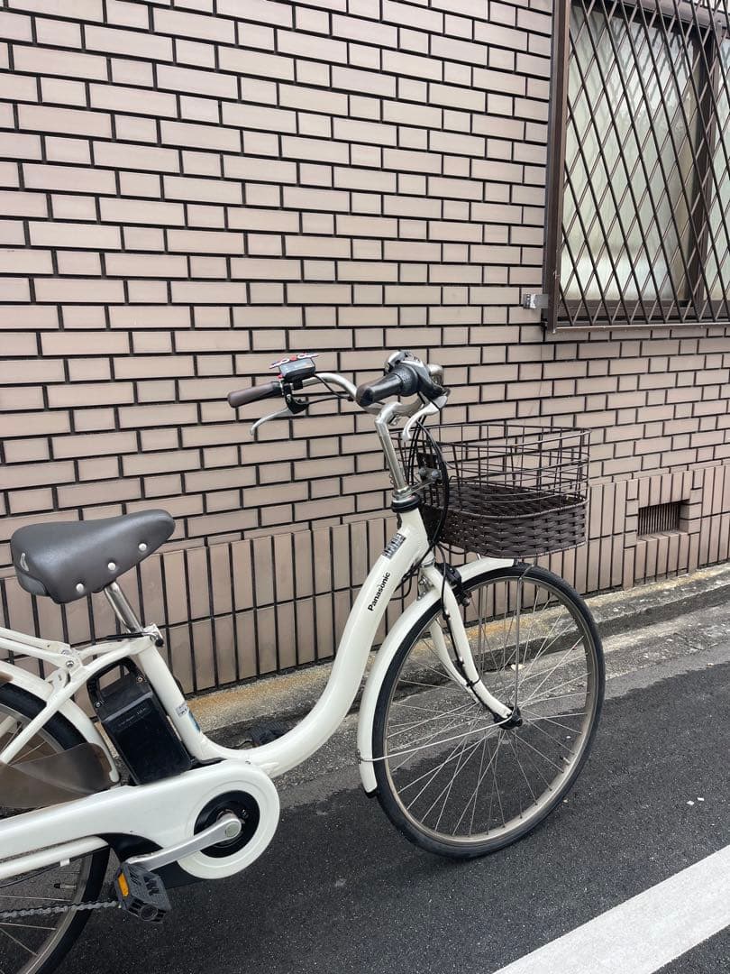 16ahホワイトパナソニック電動アシスト自転車26インチ