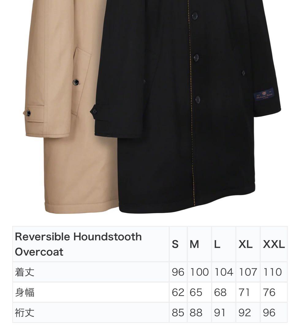 ジャケット・アウター Supreme Reversible Houndstooth Overcoat