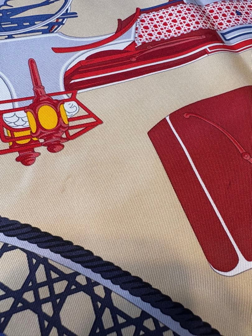 エルメス　クリスマス限定ケース　折畳式幌　馬車　カレ90 スカーフ